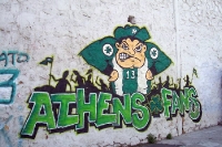 Graffiti in Athen / Gate 13 der PAO-Fans