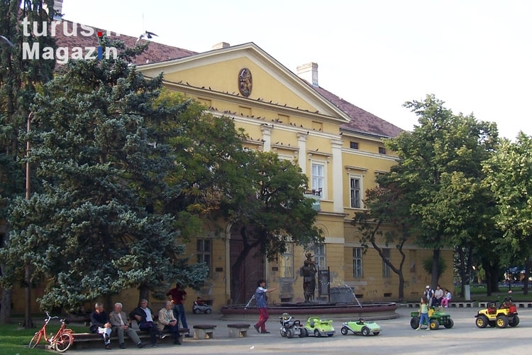 Relaxen in Stadtzentrum von Kikinda, Vojvodina in Serbien