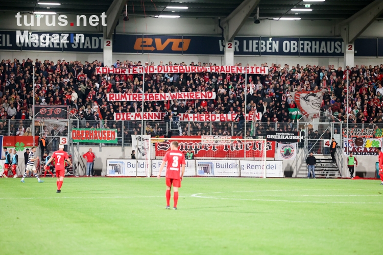 RWO Fans Spruchband gegen MSV Duisburg 