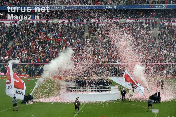 FC Bayern München feiert den 23. deutschen Meistertitel