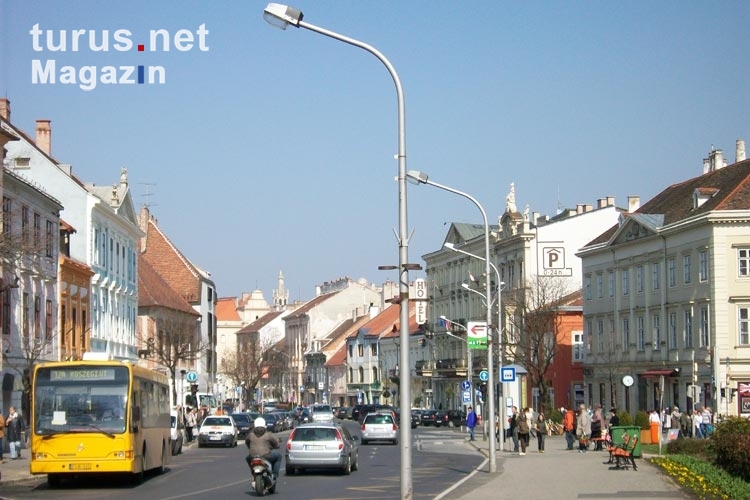 die ungarische Stadt Sopron im Komitat Gy?r-Moson-Sopron