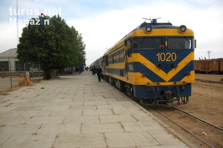 Bahnhof von Villazón an der Grenze zwischen Bolivien und Argentinien