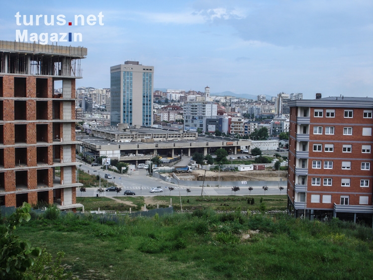 Blick auf Pristina / Prishtina