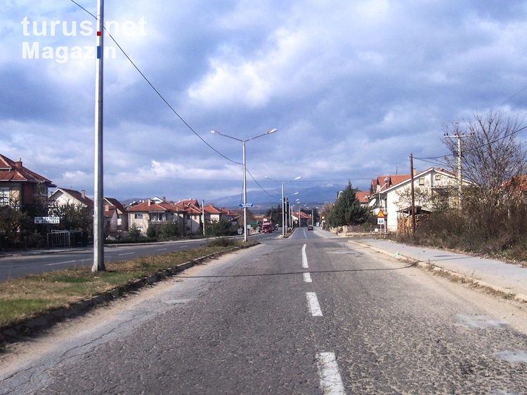 Straße von Delcevo nach Berovo