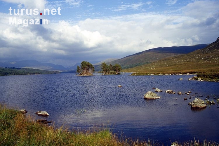 Der Loch Ossian in Schottland