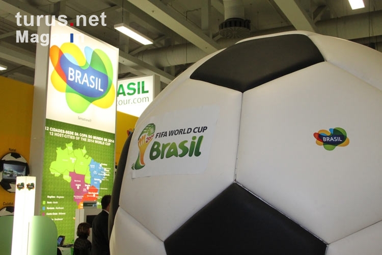 Brasilien, Gastgeberland der Fußball-WM 2014, auf der ITB 2012 in Berlin
