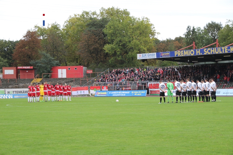 Spielszenen KFC Uerdingen in Oberhausen 08-10-2017