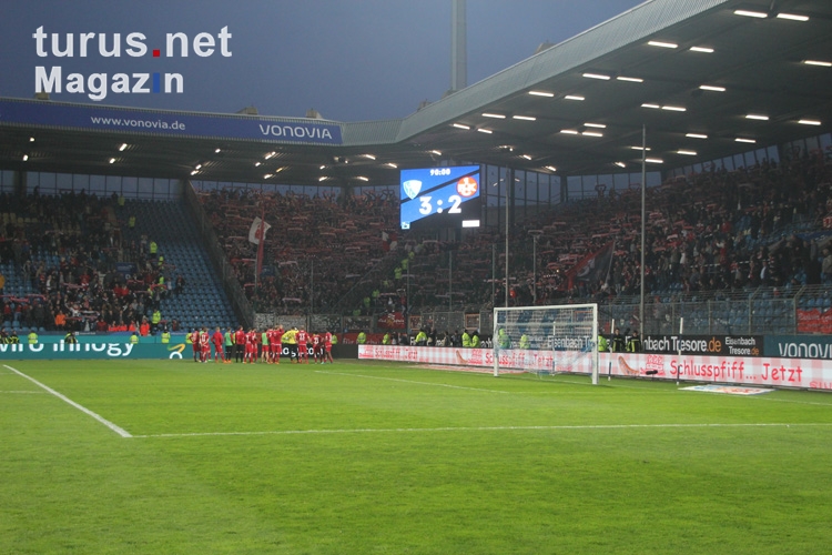 Kaiserslautern Fans in Bochum nach Abpfiff