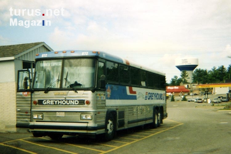 ein typischer Greyhoundbus Mitte der 90er Jahre
