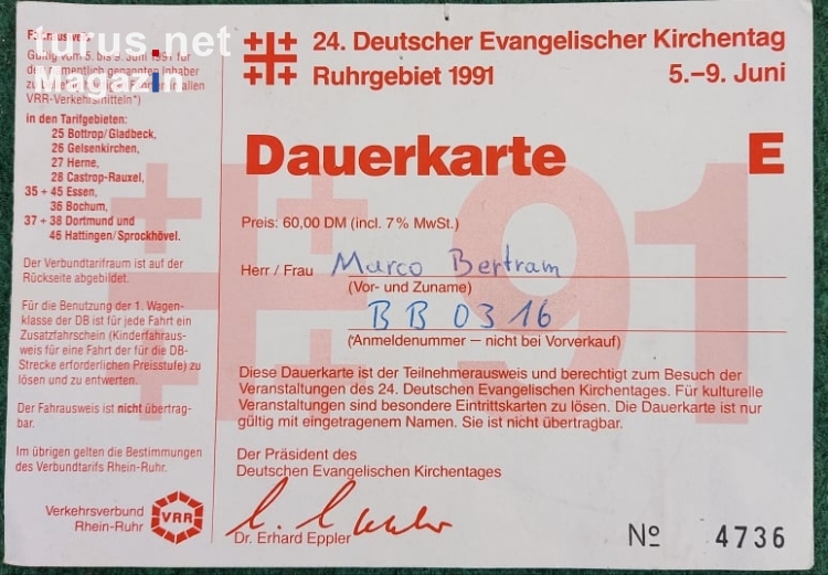 Evangelischer Kirchentag 1991