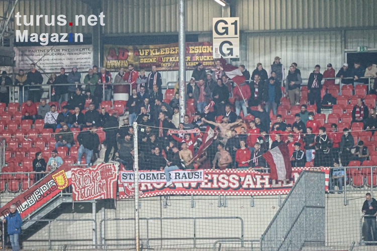 Rot Weiss Ahlen Fans gegen RWE 2022