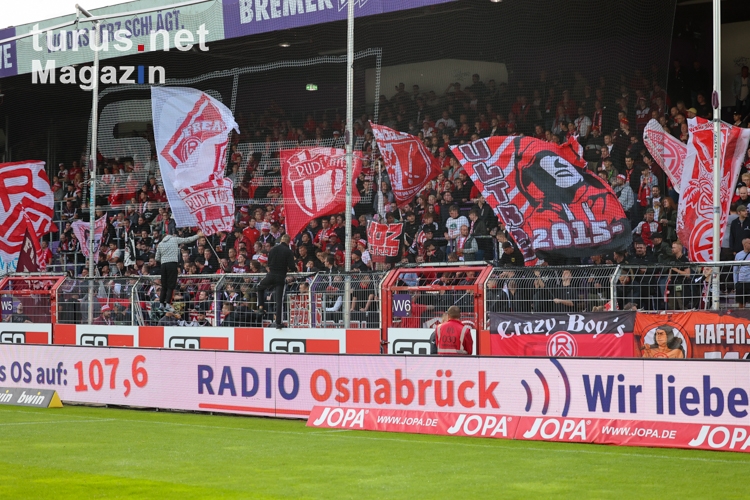 Fansupport Rot-Weiss Essen in Osnabrück 09.09.2022