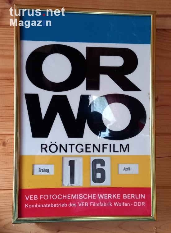 ORWO Röntgenfilme Kalender