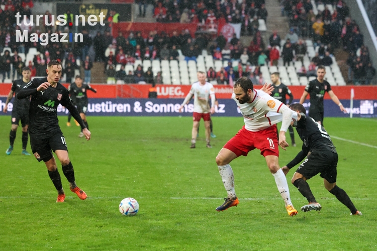 Simon Engelmann Rot-Weiss Essen vs. Hallescher FC 14.01.2023