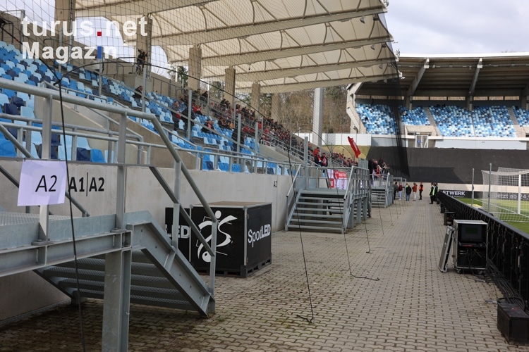 Ludwigsparkstadion Saarbrücken Gästetribüne
