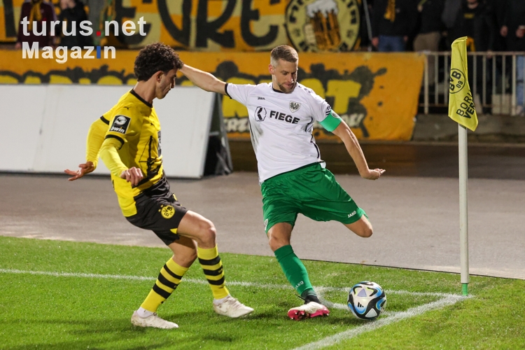 Marc Lorenz Borussia Dortmund U23 vs. Preußen Münster Spielfotos 13.02.2024