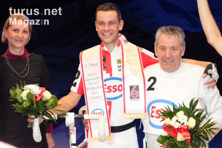 Siegerehrung Esso Weltpokal der Steher 2013