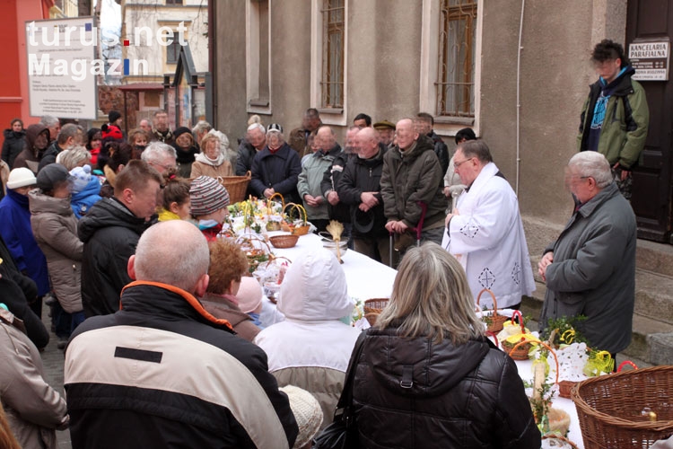 Segnung der Körbchen am Samstag vor Ostern in Polen