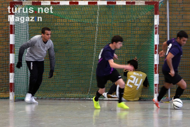 Futsal Duell zwischen Hertha BSC und Tebe