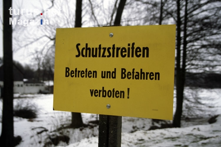 Schutzstreifen - Betreten verboten!