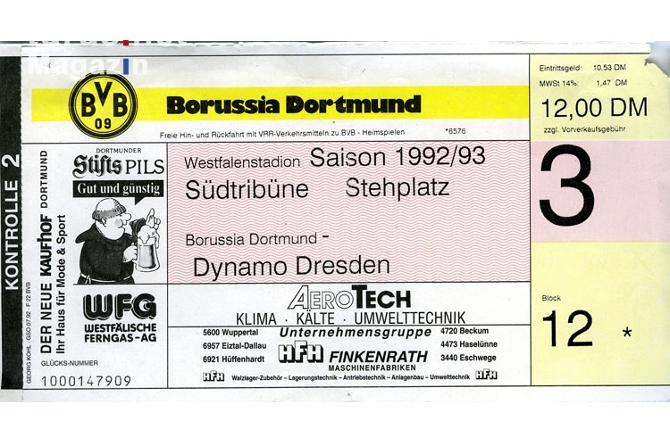Borussia Dortmund vs. Dynamo Dresden 1992/93