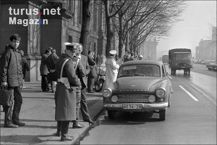 Polizeikontrolle in Ostberlin, 70er Jahre