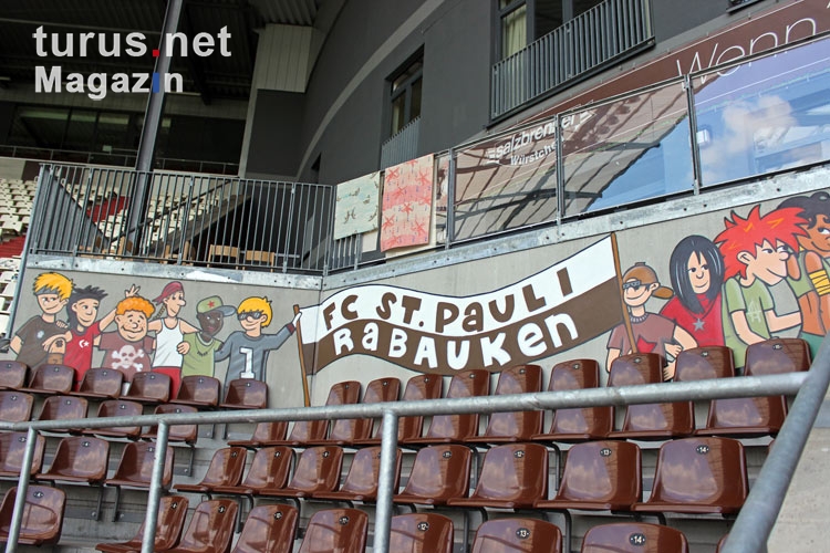 Familienecke im Millerntor Stadion des FC St. Pauli