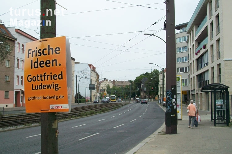 Wahlplakat der CDU in Berlin-Weißensee
