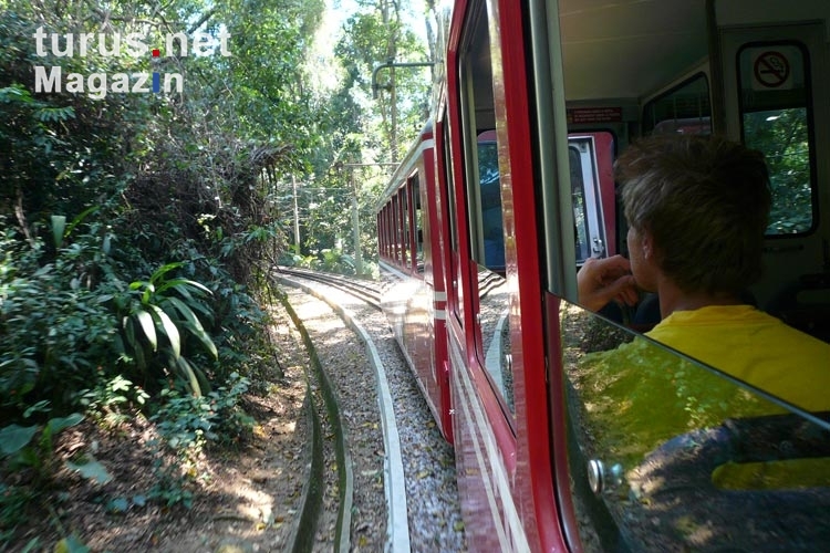 Corcovado-Bahn in Rio de Janeiro im Tijuca-Nationalpark