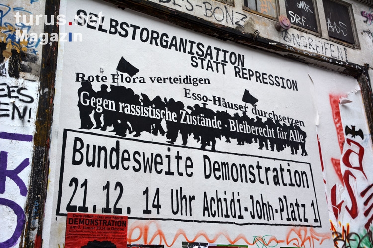 Bundesweite linke Demonstration in Hamburg, 21.12.2013