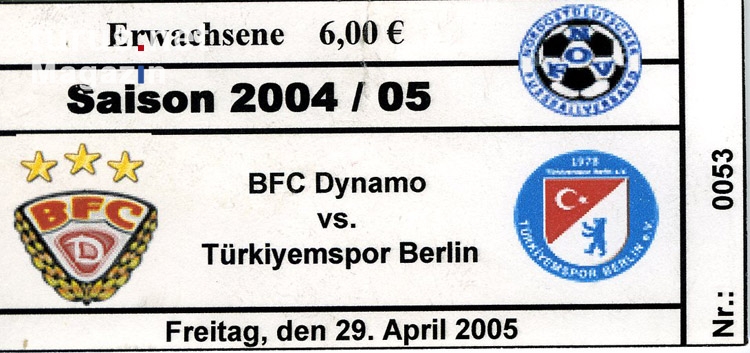 BFC Dynamo vs. Türkiyemspor Berlin, 2005