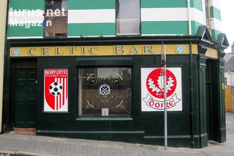 Celtic Bar in der Bogside von Derry (Northern Ireland)