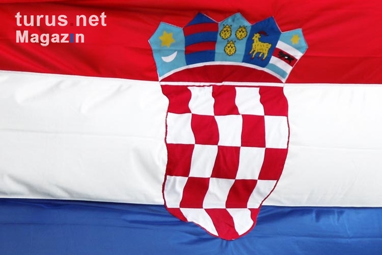 Flagge von Kroatien / Hrvatska