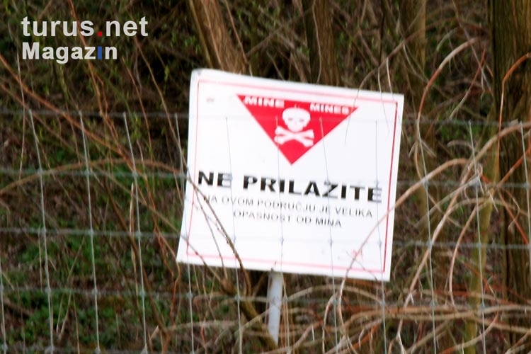 Ne Prilazite! Minengefahr auf dem Balkan (in diesem Fall Kroatien)