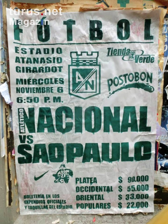 Atlético Nacional vs. São Paulo FC, Copa 2014