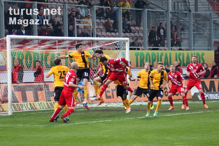 SG Dynamo Dresden in Cottbus, 04.04.2014