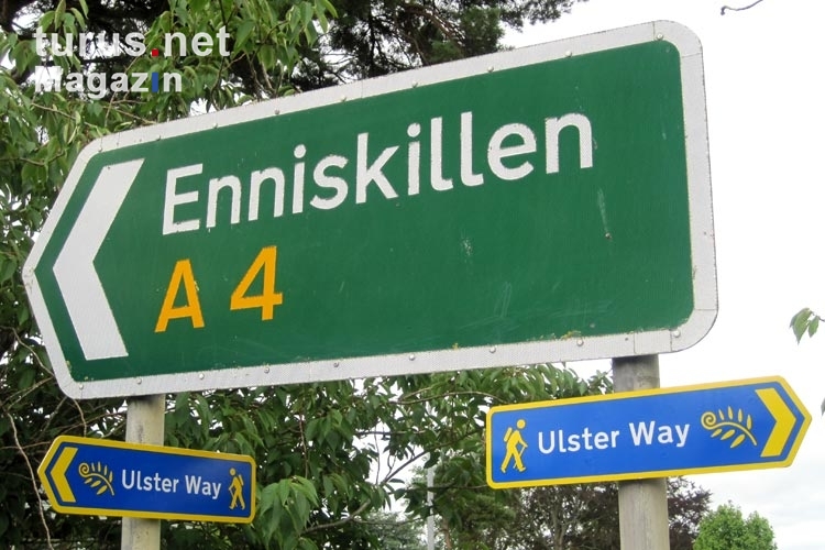 Der Ulster Way bei Enniskillen in der Republik Irland