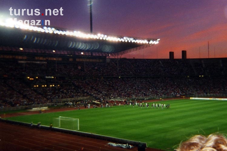 Berliner Olympiastadion, 1995, Turnier mit Bayern München, AC Milan und Paris St. Germain