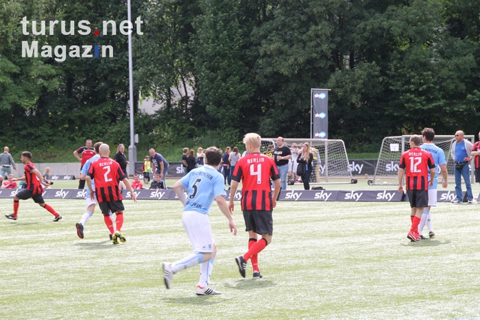 Hertha gegen 1860 beim Sky Fan Cup 2014 in Essen