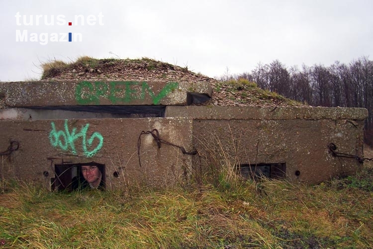 Bunker aus dem zweiten Weltkrieg an der Küste Estlands bei Paldiski