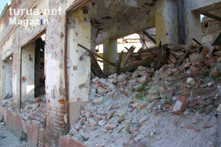 Massive Kriegsspuren in der kroatischen Stadt Vukovar