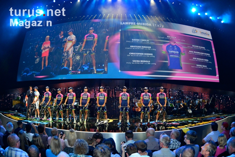 Le Tour de France 2014, Teampräsentation