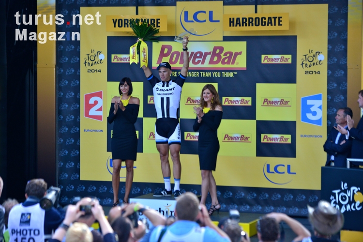 Marcel Kittel gewinnt 1. Etappe der Tour 2014