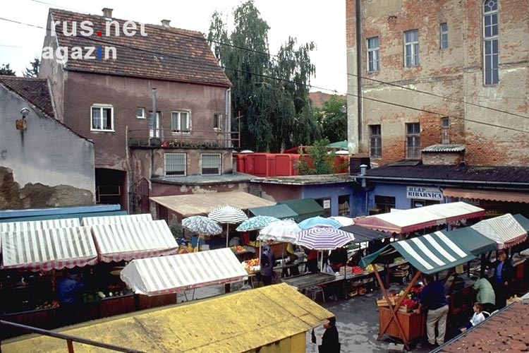 Markt in der kroatischen Stadt Krizevci