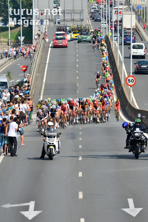 Peloton 17. Etappe, Vuelta a España 2014