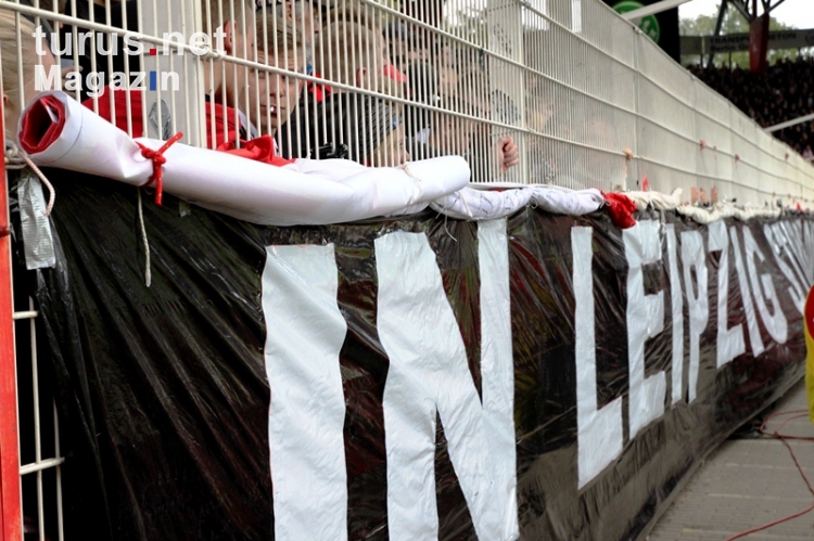 Unioner protestieren gegen RB Leipzig