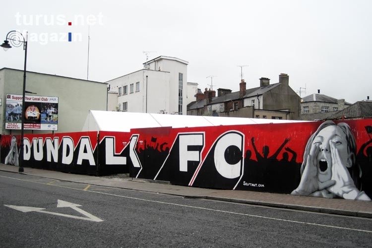 Dundalk Football Club - Schriftzug in Irland