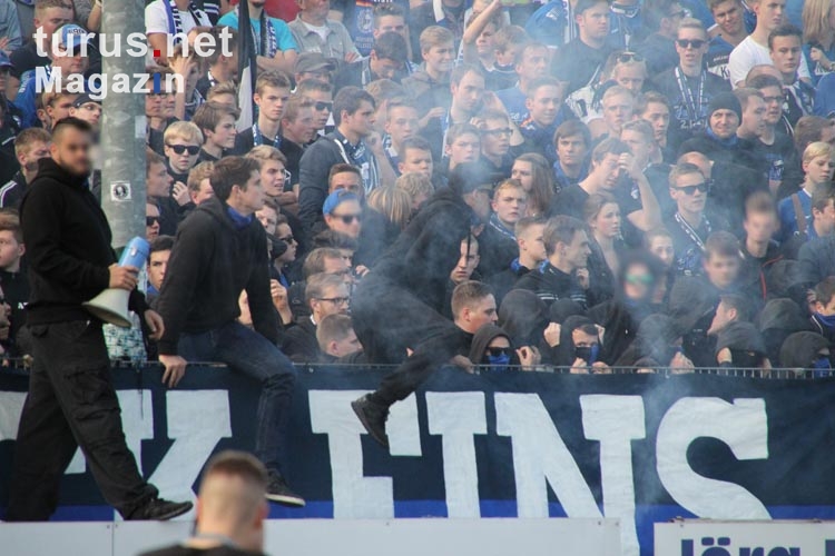 Pyro Bengalo in Münster