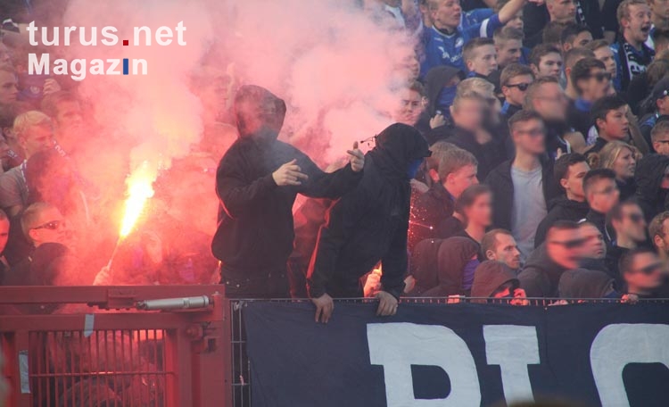 Pyro Bengalo in Münster