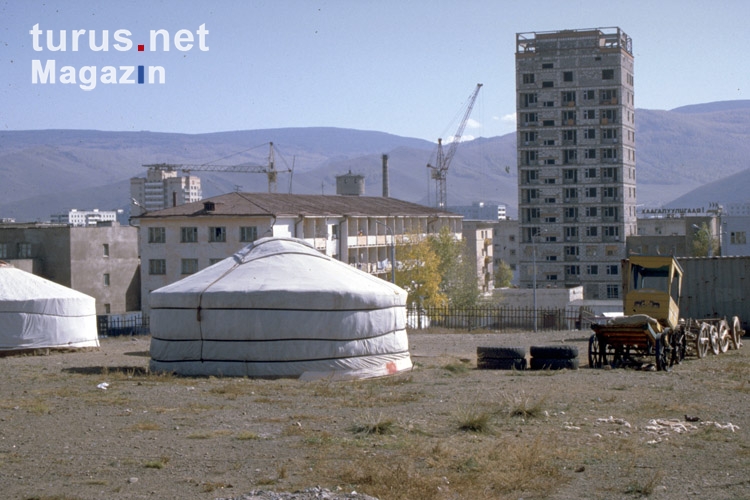 Wohngebiet in Ulaanbaatar
